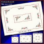 Embroidery Stamped Table Cover 180 x 180 - Cross-stitch No 13